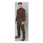 Image of Seeland Glen Flannel Shirt - Red Forest Check