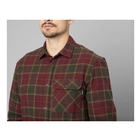 Image of Seeland Glen Flannel Shirt - Red Forest Check