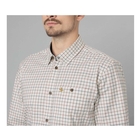 Image of Seeland Oxford Shooting Shirt - Grape Leaf/Terracotta Check
