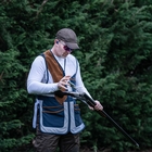 Image of Shooterking Pro-Trap Vest - Blue/White