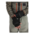 Image of Simms Windstopper Foldover Mitt - Black