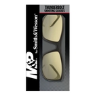 Image of Smith and Wesson M&P Thunderbolt Shooting Glasses - Matte Black Frame/Amber Lens