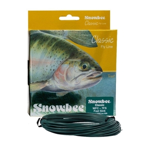 Image of Snowbee Classic Fly Line - Fast-Sink - Green