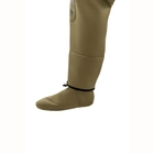 Image of Snowbee Classic Neoprene Stockingfoot Chest Waders - Light Olive