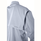 Image of Snowbee Solaris Short Sleeve Fishing Shirt - Pale Sky