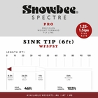 Image of Snowbee Spectre Pro Sink Tip Fly Line - Coral/Deep Red