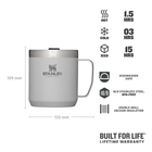 Image of Stanley Legendary Camp Mug - 0.35L - Ash