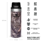 Image of Stanley X Mossy Oak Trigger Action Travel Mug - 0.47L - Mossy Oak Country DNA