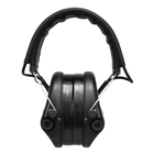 Image of Swatcom Tactical Active8 Military Grade WP Hearing Protectors w/Aux - Black