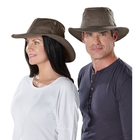 Image of Tilley Broad Curved Brim Hemp Hat - Mocha