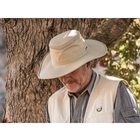 Image of Tilley Broadest Brim Lightweight Airflo Hat - Khaki/Olive Underbrim