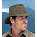 Image of Tilley Medium Curved Brim Lightweight Airflo Hat - Olive