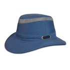 Image of Tilley Medium Curved Brim Organic Cotton Airflo Hat - Mid Blue