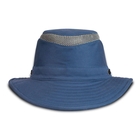 Image of Tilley Medium Curved Brim Organic Cotton Airflo Hat - Mid Blue