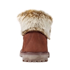Image of Timberland Authentics Faux Fur Fold Down Boots (Women's) - Medium Brown Nubuck