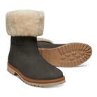 Image of Timberland Chamonix Valley Authentic Shearling Fold Down Waterproof Boot (Women's) - Medium Grey (Gargoyle) Nubuck