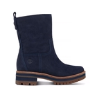 Image of Timberland Courmayeur Valley Mid Pull On Boots (Women's) - Navy Nubuck