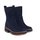 Image of Timberland Courmayeur Valley Mid Pull On Boots (Women's) - Navy Nubuck