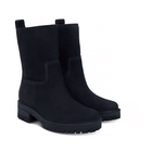 Image of Timberland Courmayeur Valley Mid Pull On Boots (Women's) - Black Nubuck