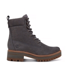 Image of Timberland Courmayeur Valley Lace Up Boots (Women's) - Dark Grey Nubuck