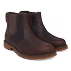 Image of Timberland Earthkeepers Larchmont Chelsea Boots (Men's) - Gaucho Saddleback (Dark Brown) Full Grain