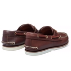 Image of Timberland Icon Classic 2 Tone 2 Eye Boat Shoe (Men's) - Dark Brown Smooth/Medium Brown Full Grain