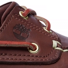 Image of Timberland Icon Classic 2 Tone 2 Eye Boat Shoe (Men's) - Dark Brown Smooth/Medium Brown Full Grain