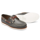Image of Timberland Icon Classic 2 Tone 2 Eye Boat Shoe (Men's) - Navy Smooth