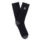 Image of Timberland Organic Cotton Crew Socks - 3 Pack (Men's) - Black