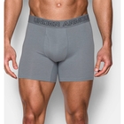 Image of Under Armour Cotton Stretch 6 Inch Boxer - 3pk - Steel/Graphite/Anthracite