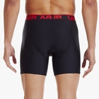Image of Under Armour Heatgear Original 6 Inch Boxerjock - Black / Red