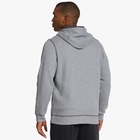Image of Under Armour Storm Cotton Full-Zip Hoody - True Grey Heather / Black