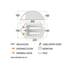 Image of Vango Blade Pro 200 Tent - Pamir Green