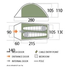 Image of Vango F10 Arete 2 Tent - Alpine Green