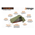 Image of Vango F10 Helium UL 2 Tent (2024) - Alpine Green