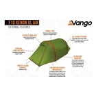 Image of Vango F10 Xenon UL Air 2 Tent - Alpine Green