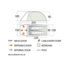 Image of Vango Mirage Pro 200 Tent - Pamir Green