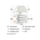 Image of Vango Mirage Pro 300 Tent - Pamir Green