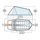 Image of Vango Soul 200 Tent - Apple Green