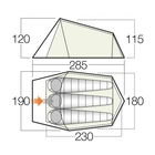 Image of Vango Soul 300 Tent - Apple Green