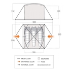 Image of Vango Tryfan 300 Tent - Pamir Green