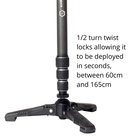 Image of Vanguard VEO 2S AM-234TBP Aluminium Monopod with Tri-Feet And VEO 2 BP-50 Ball/Pan Head