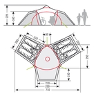 Image of Vaude Badawi Long Tent (2009/10 model) - Sand