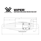 Image of Vortex Viper SG (Shotgun) Enclosed Micro Green Dot Sight