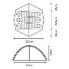 Image of Wild Country Helm 3 Tent - Green