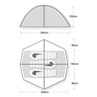 Image of Wild Country Helm Compact 3 Tent (2024 model) - Green