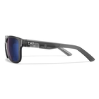 Image of Wiley X Ovation Polarized Sunglasses - Captivate Polarized Blue Mirror Lenses / Gloss Crystal Dark Grey Frame