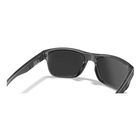 Image of Wiley X Ovation Polarized Sunglasses - Captivate Polarized Blue Mirror Lenses / Gloss Crystal Dark Grey Frame