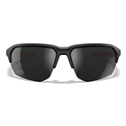 Image of Wiley X Jakl Sunglasses - American Sniper Signature Series - Captivate Black Mirror Lens / Matte Black/Red Frame