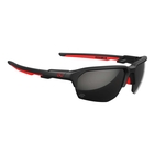Image of Wiley X Jakl Sunglasses - American Sniper Signature Series - Captivate Black Mirror Lens / Matte Black/Red Frame
